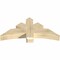 Ekena Millwork Alberta Rough Sawn Timber Gable Bracket, Douglas Fir, 48"W x 22"H x 6"D x 6"F, 11/12 Pitch GBW048X22X0606ALB00RDF - alternate 3